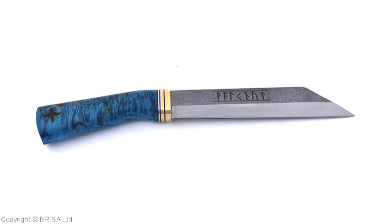 Seax Viking lame acier carbone