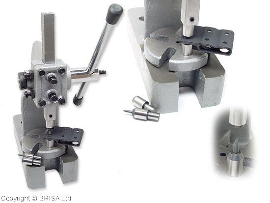 Arbor Press for Kydex, Hand operated ratcheting lever presses