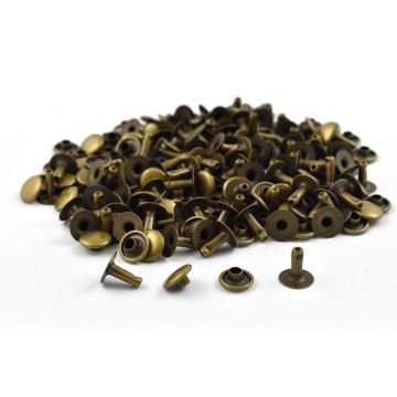 Single Cap Rivet - Antique 9x9mm / 100pcs