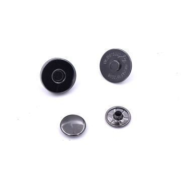 Magnetic snap gun metal 18mm